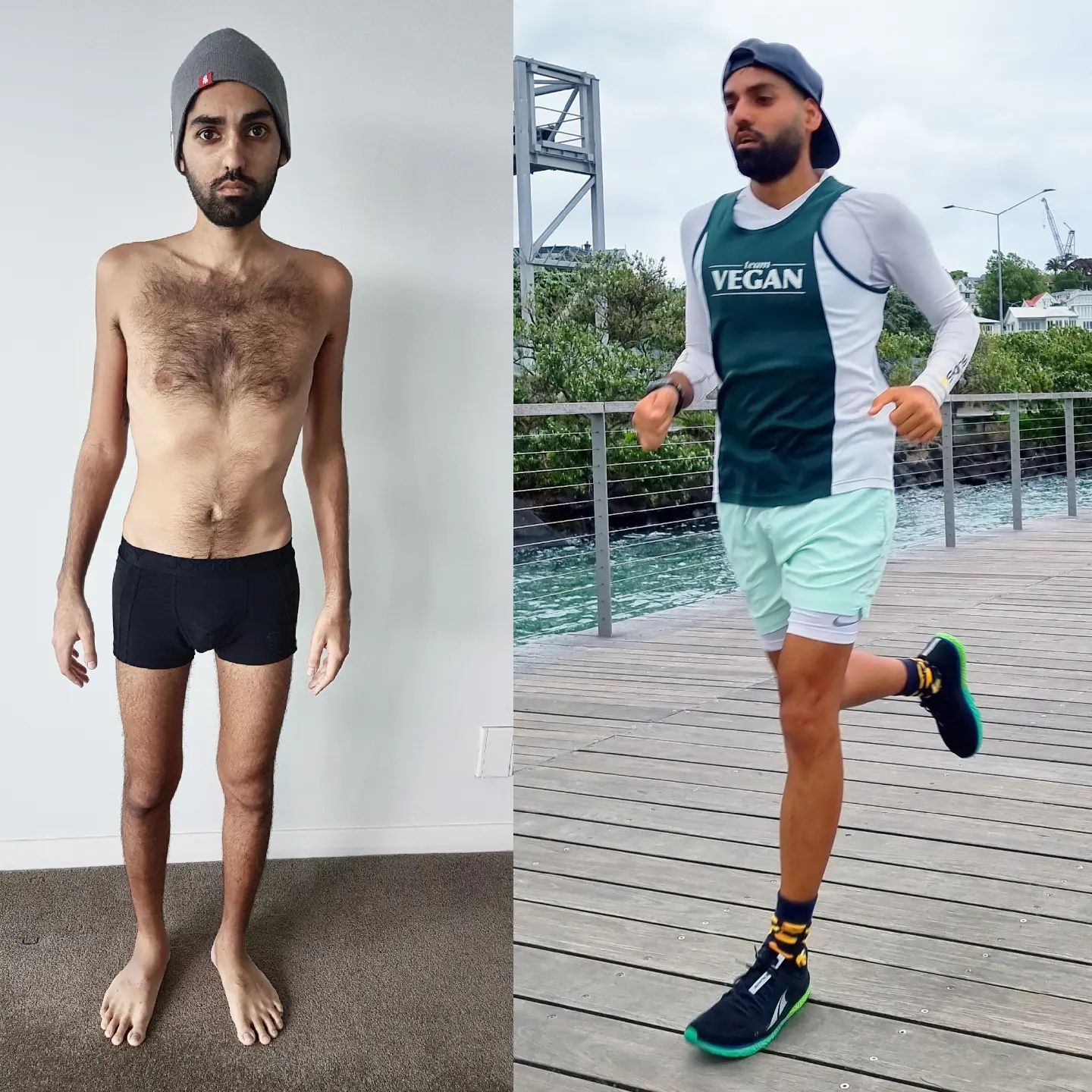 Shamiz before and after pic