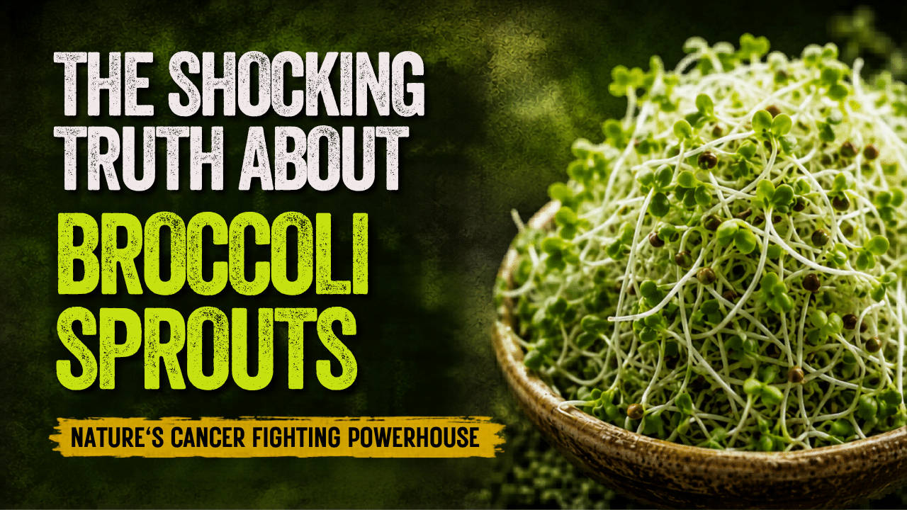thumb of broccoli sprout and title